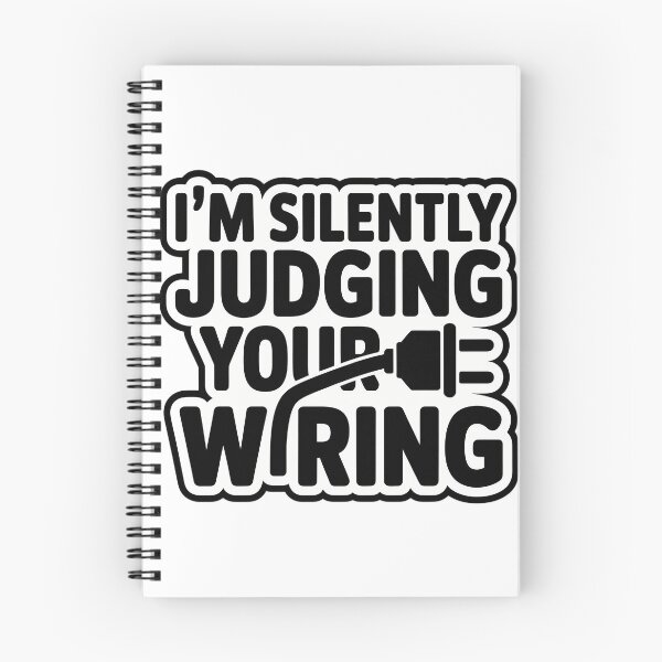 Item preview, I'M SILENTLY JUDGING YOUR WIRING designed and sold by NiftyWrx.