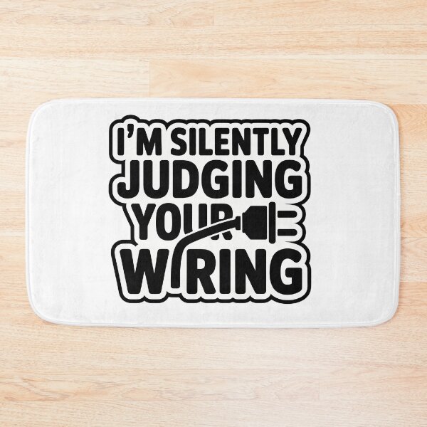 Item preview, I'M SILENTLY JUDGING YOUR WIRING designed and sold by NiftyWrx.