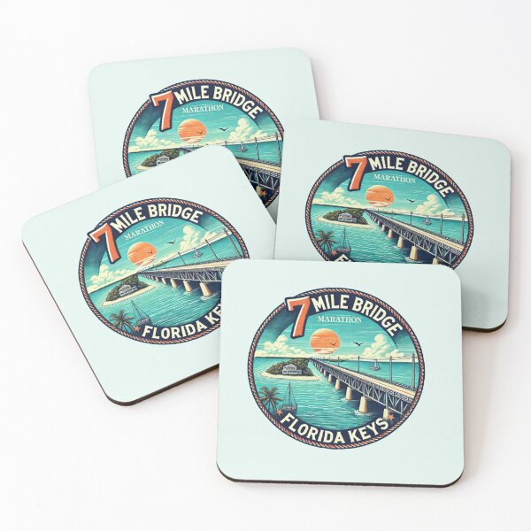 Item preview, 7 Mile Bridge Marathon Florida Keys Salter Designs designed and sold by SalterDesigns.