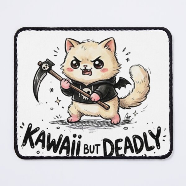 Item preview, Kawaii Pastel Goth Cat Grim Reaper - Cute But Deadly Anime Aesthetic designed and sold by musabadam2013.