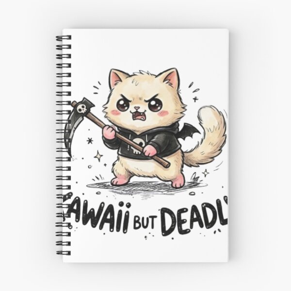 Item preview, Kawaii Pastel Goth Cat Grim Reaper - Cute But Deadly Anime Aesthetic designed and sold by musabadam2013.