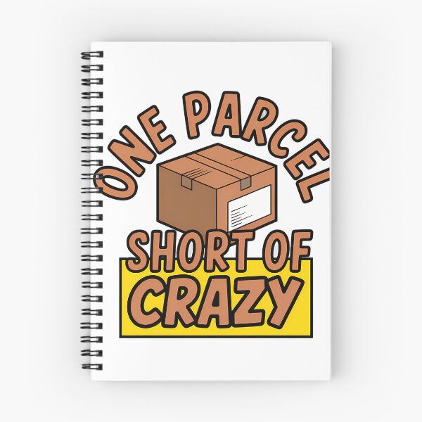 Item preview, One Parcel Short of Crazy Postal Humor designed and sold by NiftyWrx.