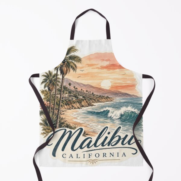 Item preview, Malibu California Surf Coast Travel Sticker designed and sold by Modefissi.