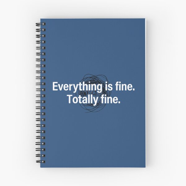 Item preview, Everything Is Fine Scribble Chaos Funny Sarcastic Stress designed and sold by Amr Darwish Graphic designer.