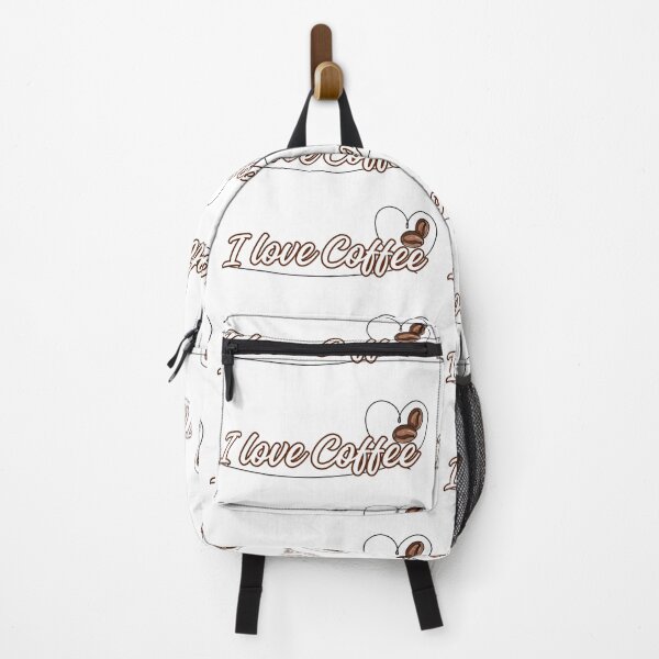 Item preview, I Love Coffee Typography with Single Bean designed and sold by Coffee & Designs.