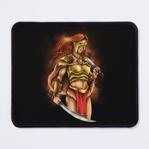 Item preview, Epic Warrior Queen - Dark Fantasy Battle Art designed and sold by 1001T-Shirt.