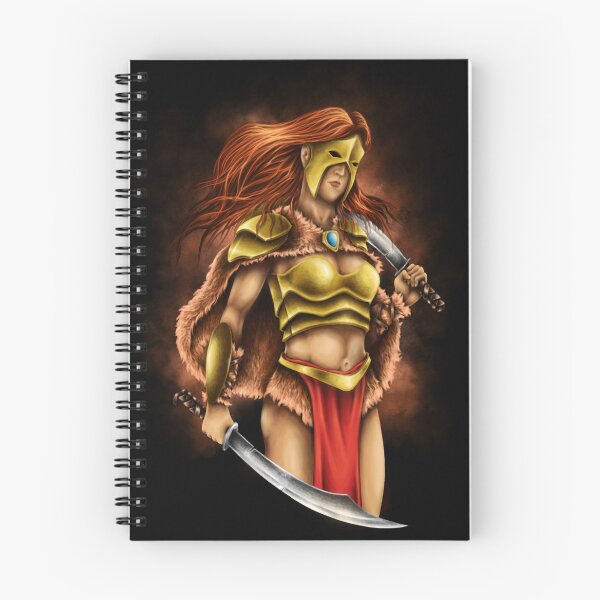 Item preview, Epic Warrior Queen - Dark Fantasy Battle Art designed and sold by 1001T-Shirt.
