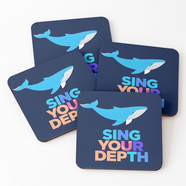 Item preview, Sing Your Depth Spiritual Whale Art designed and sold by PixelQ.
