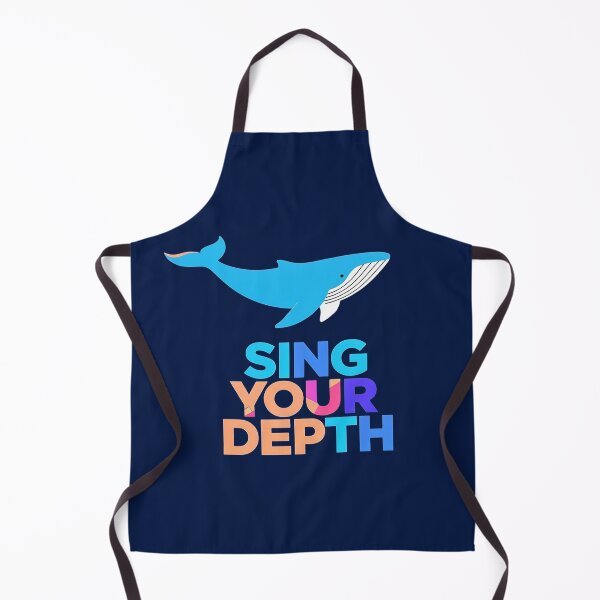 Item preview, Sing Your Depth Spiritual Whale Art designed and sold by PixelQ.