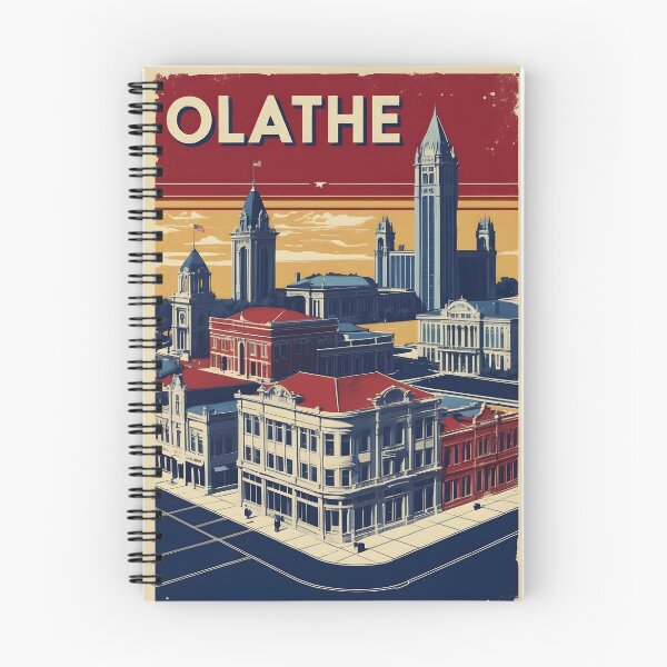Item preview, Olathe Kansas 1950s USA Vintage Travel Tourism designed and sold by TravelersGems.