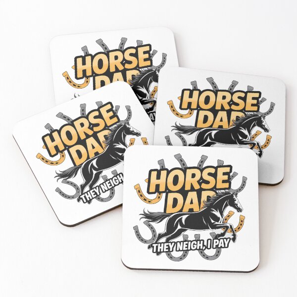 Item preview, Horse Dad Gold Silhouette designed and sold by NiftyWrx.