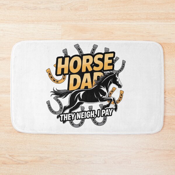 Item preview, Horse Dad Gold Silhouette designed and sold by NiftyWrx.