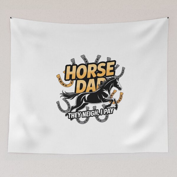 Item preview, Horse Dad Gold Silhouette designed and sold by NiftyWrx.