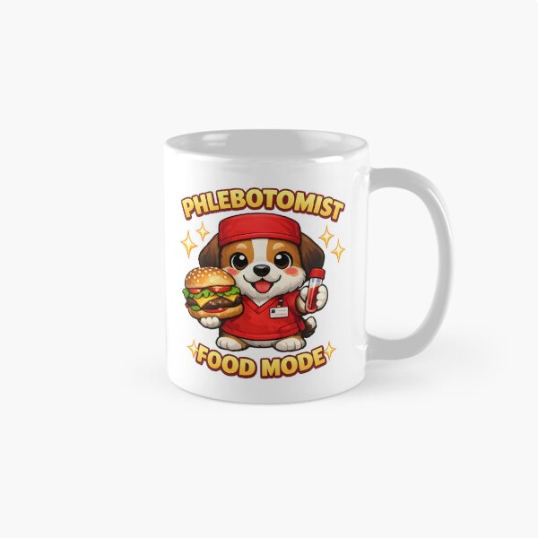 Item preview, Cute Dog Phlebotomist Burger Funny Food Mode Nurse Lab Tech National Phlebotomist Recognition Week Gift designed and sold by ClinicalHubs.