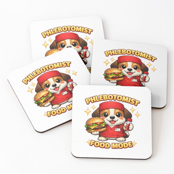 Item preview, Cute Dog Phlebotomist Burger Funny Food Mode Nurse Lab Tech National Phlebotomist Recognition Week Gift designed and sold by ClinicalHubs.