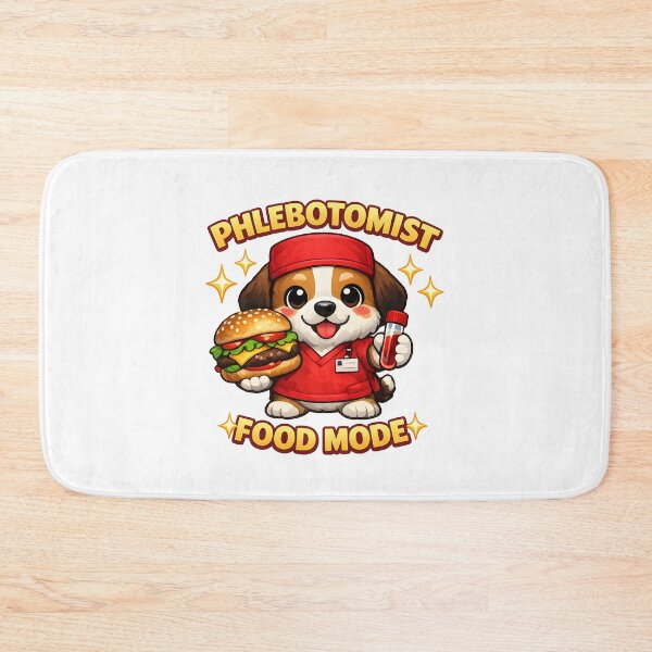 Item preview, Cute Dog Phlebotomist Burger Funny Food Mode Nurse Lab Tech National Phlebotomist Recognition Week Gift designed and sold by ClinicalHubs.