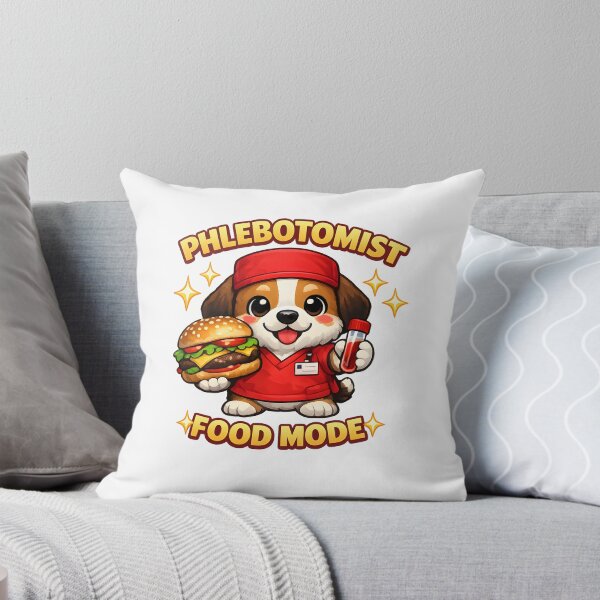Item preview, Cute Dog Phlebotomist Burger Funny Food Mode Nurse Lab Tech National Phlebotomist Recognition Week Gift designed and sold by ClinicalHubs.