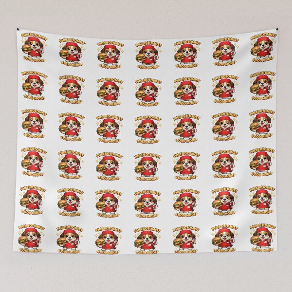 Item preview, Cute Dog Phlebotomist Burger Funny Food Mode Nurse Lab Tech National Phlebotomist Recognition Week Gift designed and sold by ClinicalHubs.