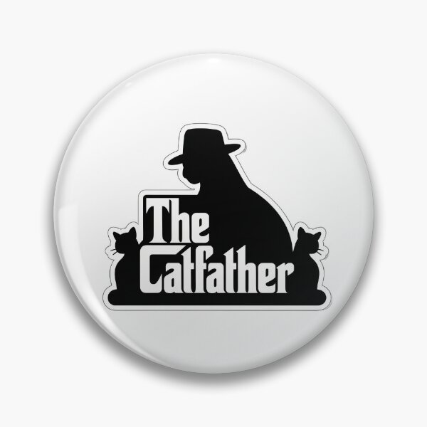 Item preview, The Catfather Minimalist Silhouette designed and sold by NiftyWrx.