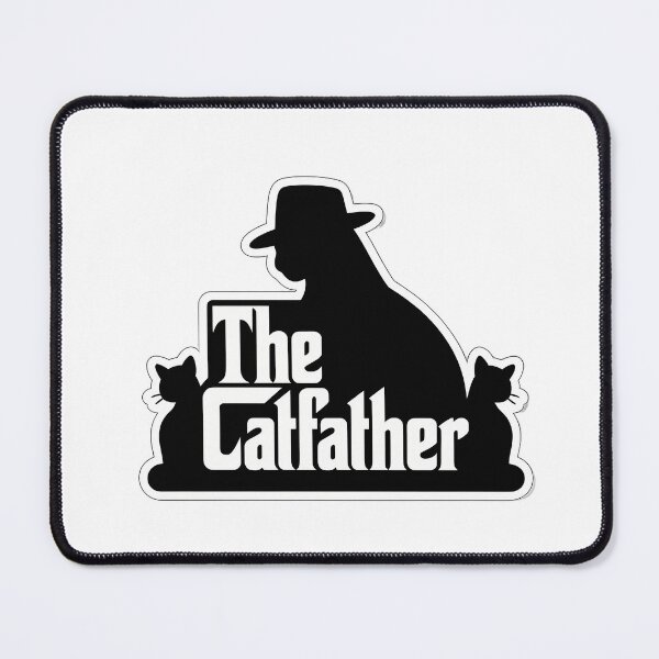 Item preview, The Catfather Minimalist Silhouette designed and sold by NiftyWrx.