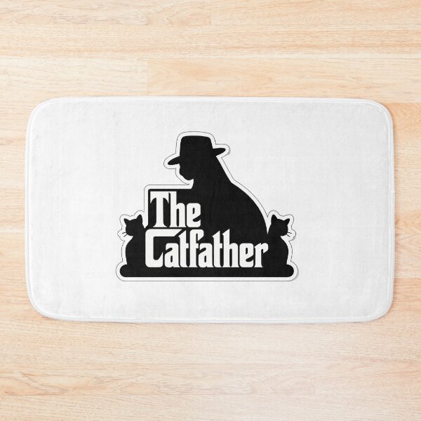Item preview, The Catfather Minimalist Silhouette designed and sold by NiftyWrx.