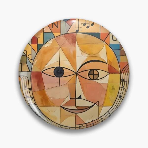 Item preview, Paul Klee Senecio Abstract Geometric Portrait Bauhaus Art designed and sold by GreatPeopleMind.
