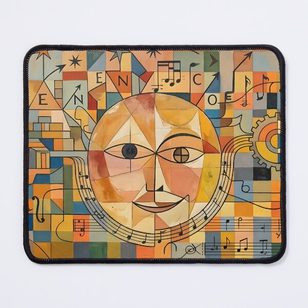 Item preview, Paul Klee Senecio Abstract Geometric Portrait Bauhaus Art designed and sold by GreatPeopleMind.