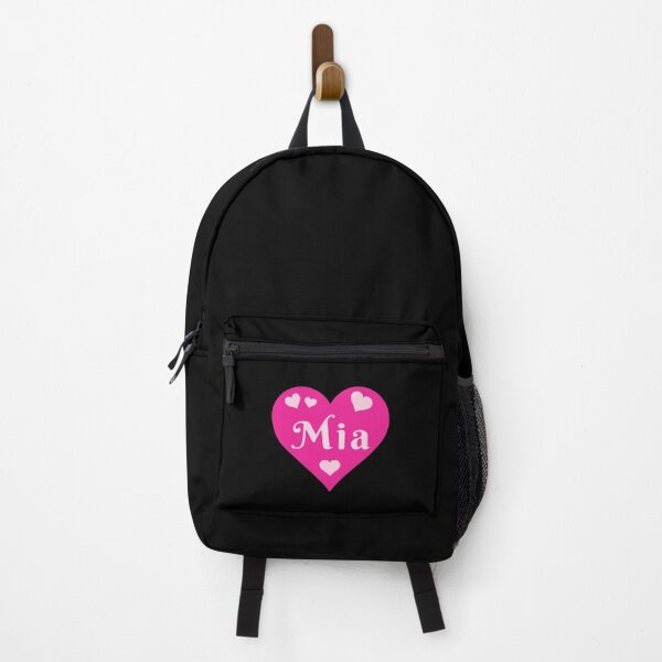 Item preview, Mia Name Pink Heart designed and sold by Jeallan Designs.