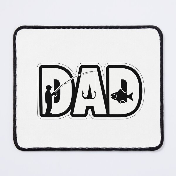 Item preview, Fishing Dad DAD Silhouette designed and sold by NiftyWrx.