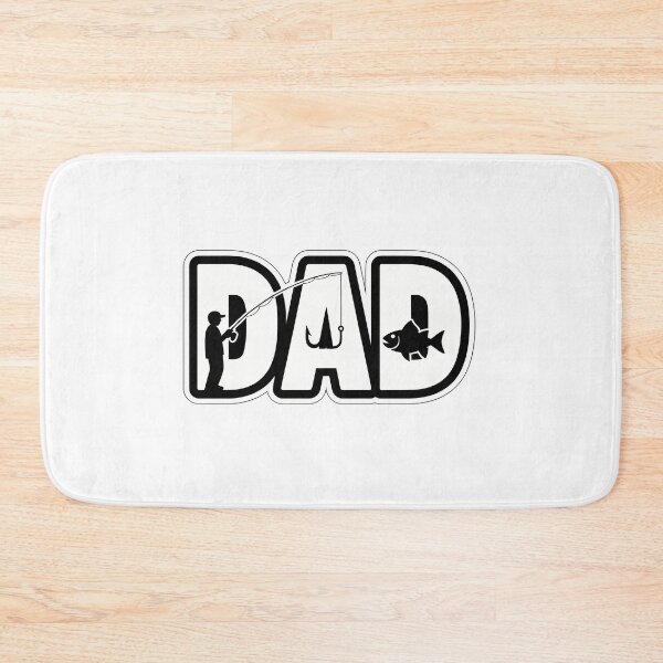 Item preview, Fishing Dad DAD Silhouette designed and sold by NiftyWrx.