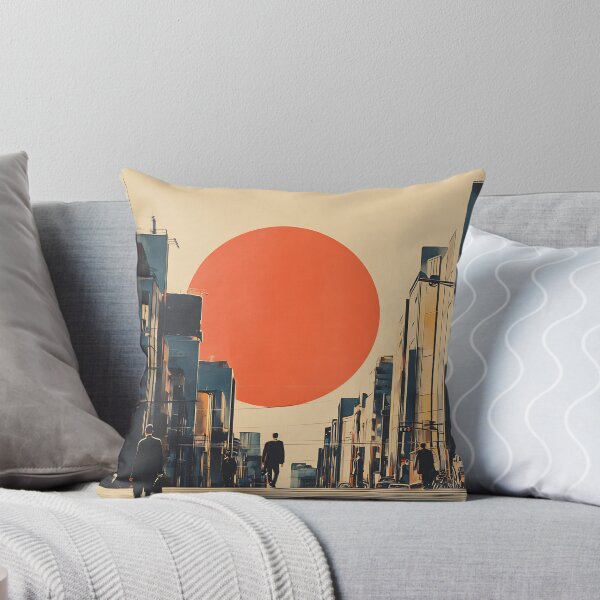 Item preview, Tokyo Buildings - Minimalist Japandi Zen Wall Art  designed and sold by KJNihonDesigner.