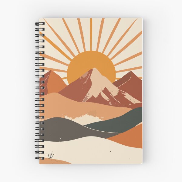 Item preview, Minimalist Desert Mountain Wall Art - Mid Century Modern Sunset designed and sold by BestChoiceService.
