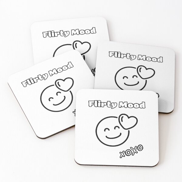 Item preview, Flirty Mood xoxo – cute smiley statement designed and sold by EmmaEddyStore.