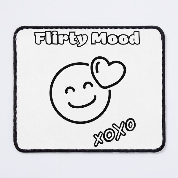 Item preview, Flirty Mood xoxo – cute smiley statement designed and sold by EmmaEddyStore.