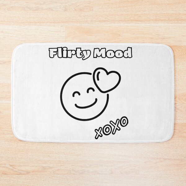 Item preview, Flirty Mood xoxo – cute smiley statement designed and sold by EmmaEddyStore.