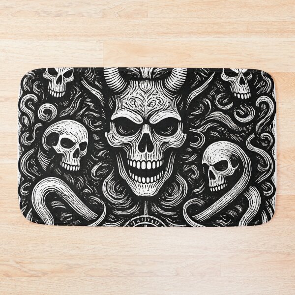 Item preview, Ancient Occult Skull Sigil Medieval Gothic Tapestry designed and sold by DarkOriginArts.