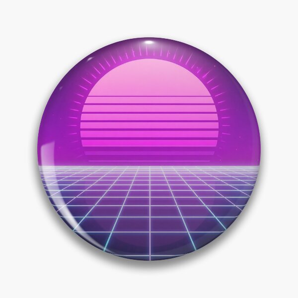 Item preview, Retro Synthwave Sunset Neon Grid Wallpaper | Vaporwave Aesthetic Retro Futuristic Wall Art | 80s Cyberpunk Design designed and sold by Ceylon380.