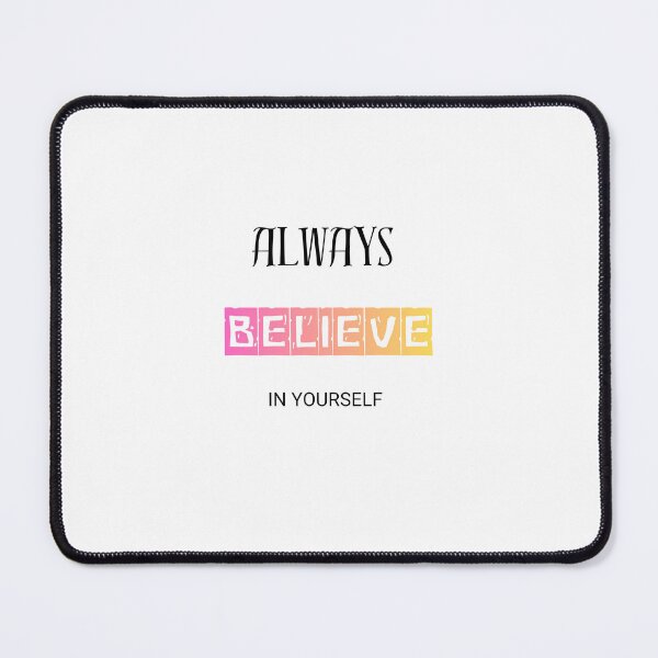 Item preview, Always Believe In Yourself Colorful Motivational Typography designed and sold by KaluxC.