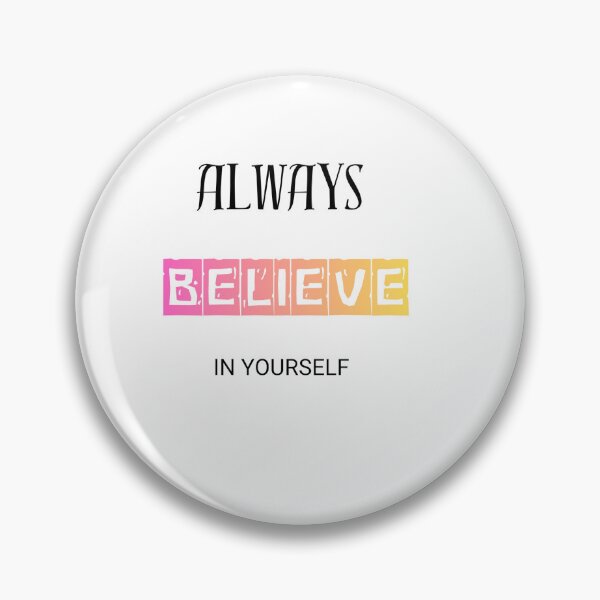 Item preview, Always Believe In Yourself Colorful Motivational Typography designed and sold by KaluxC.