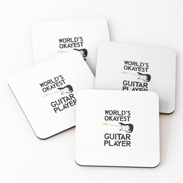 Item preview, World's Most Okayest Guitarist Funny Music Guitar Player Axe designed and sold by wardpowerslamon.