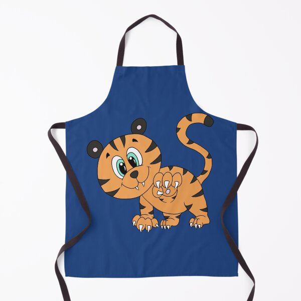Item preview, Orange Kawaii Tiger Cub Showing Sharp Claws designed and sold by CozyCritters8.