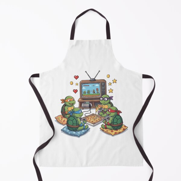 Item preview, Retro Gamer Turtles - 8-Bit Pizza Night & Vintage Gaming designed and sold by Krasnovaovaova.
