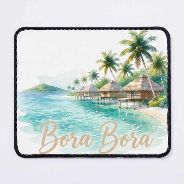 Item preview, Bora Bora Tropical Lagoon Travel Sticker designed and sold by Modefissi.