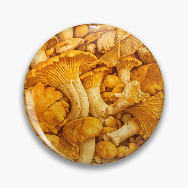 Item preview, Chanterelle Mushroom Pattern | Golden Forest Fungi Texture designed and sold by TheSlowShore.