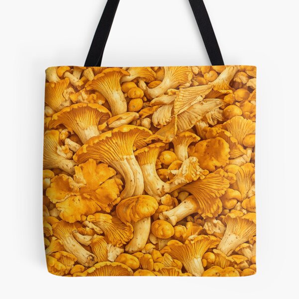 Item preview, Chanterelle Mushroom Pattern | Golden Forest Fungi Texture designed and sold by TheSlowShore.