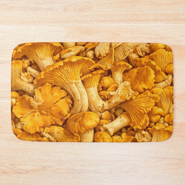 Item preview, Chanterelle Mushroom Pattern | Golden Forest Fungi Texture designed and sold by TheSlowShore.