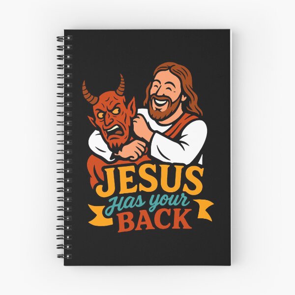 Item preview, Jesus Has Your Back meme Jesus Christ Bible Quote designed and sold by plushism.