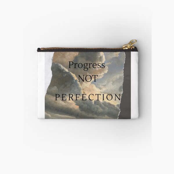 Item preview, Progress Not Perfection Classic Sky Quote Print designed and sold by BENAsava.