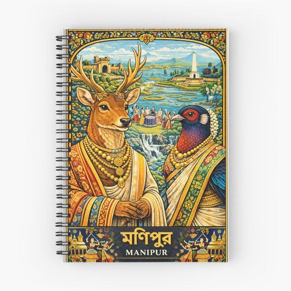 Item preview, Manipur T-Shirt | Heritage Sangai & Mrs. Hume's Pheasant Art | IndianStateChronicles designed and sold by freezed-frames.