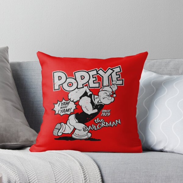 Item preview, Popeye the Sailorman - I Yam what I Yam - Since 1929 Vintage (gray scale) designed and sold by ZERO-MIND.